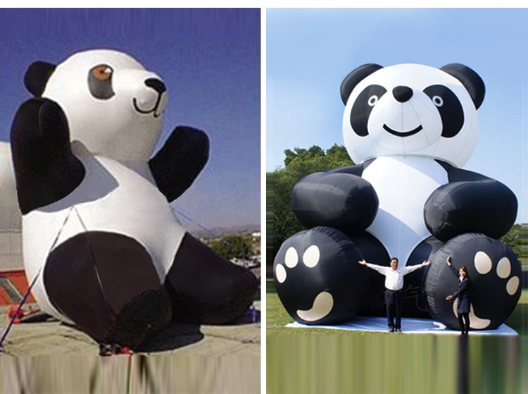 昌平充气熊猫展示